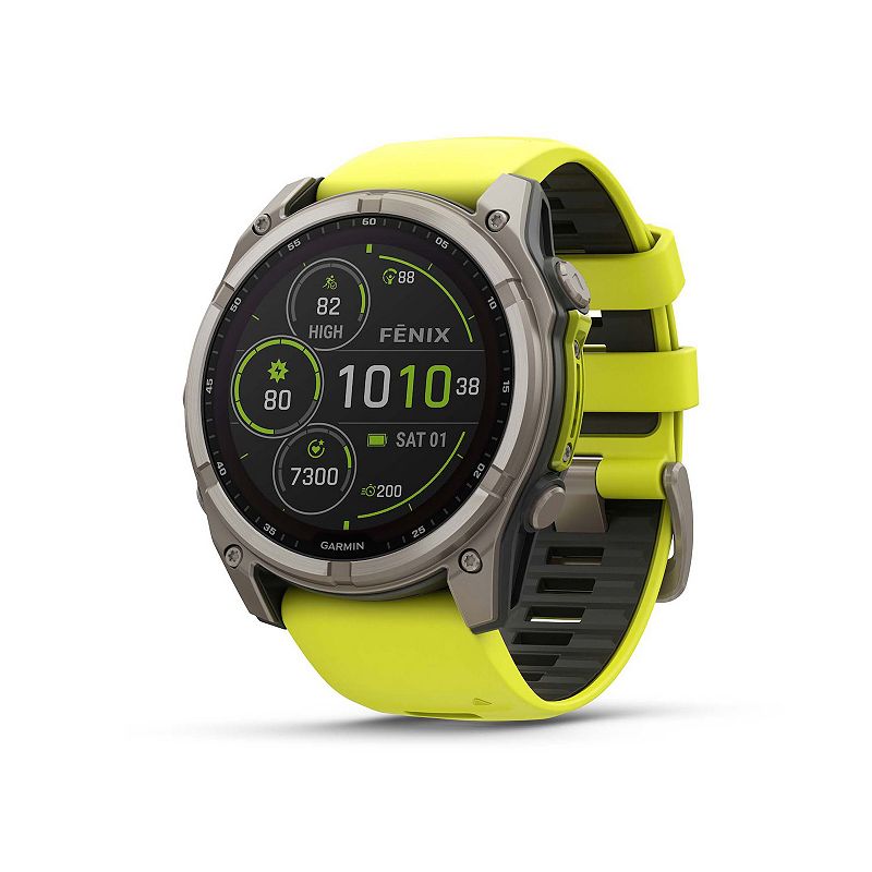 Garmin fnix® 8  51 mm, Solar Sapphire GPS Smart Watch, silver