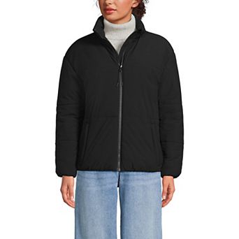 Women's Lands' End Insulated Mockneck Commuter Jacket