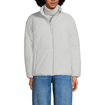 Women's Lands' End Insulated Mockneck Commuter Jacket