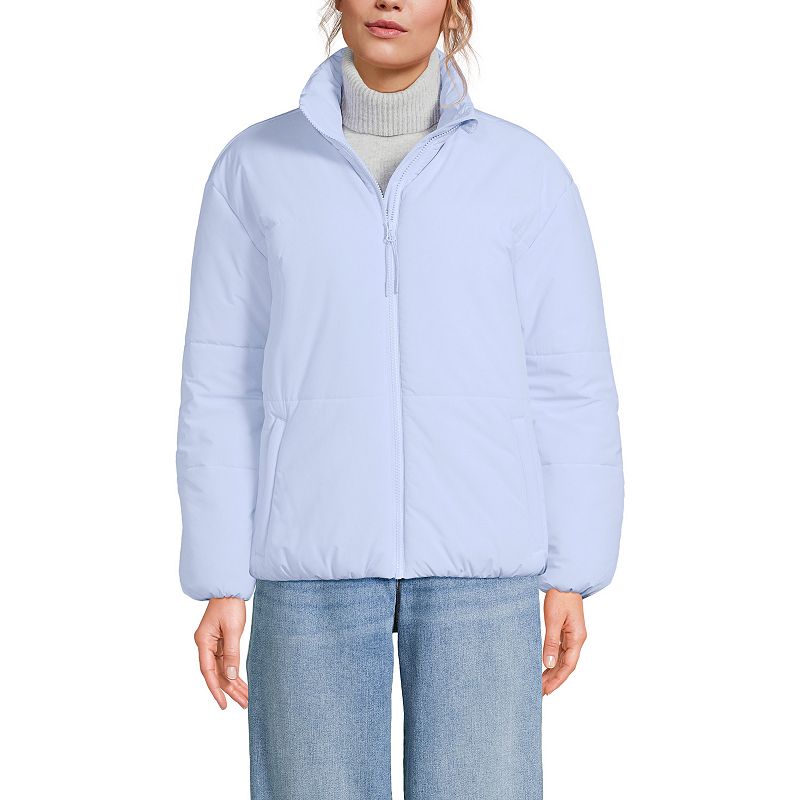 Women's Lands' End Insulated Mockneck Commuter Jacket,