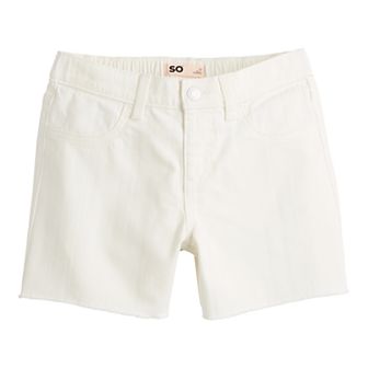 Girls 6-20 SO® The Everyday Pull-On Denim Shorts in Regular & Plus Size