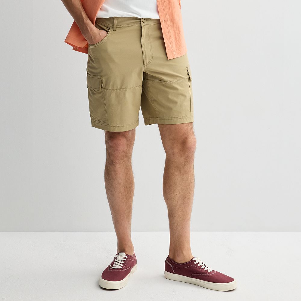 8YARDS Men’s Cargo Shorts Strapped Up Slim Utility Shorts Bred | Shorts With Straps – 8&9