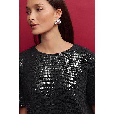 Women's NEXT Short Sleeve Sequin Tee