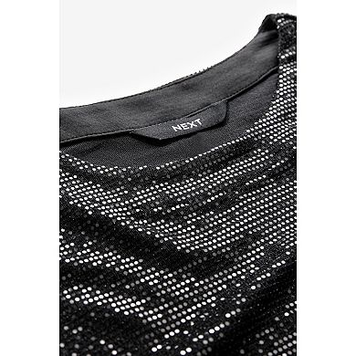 Women's NEXT Short Sleeve Sequin Tee