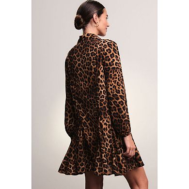 Women's NEXT Animal Print Mini Shirt Dress