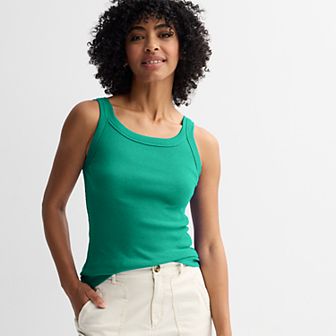 Women's Sonoma Goods For Life® Double Scoop Tank Top