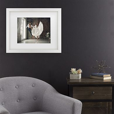 Trademark Fine Art Sergei Smirnov Couples Dance Matted Framed Wall Art