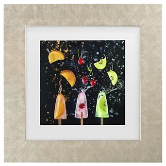 Trademark Fine Art Dina Belenko Action Popsicle Collection Matted Framed Wall Art