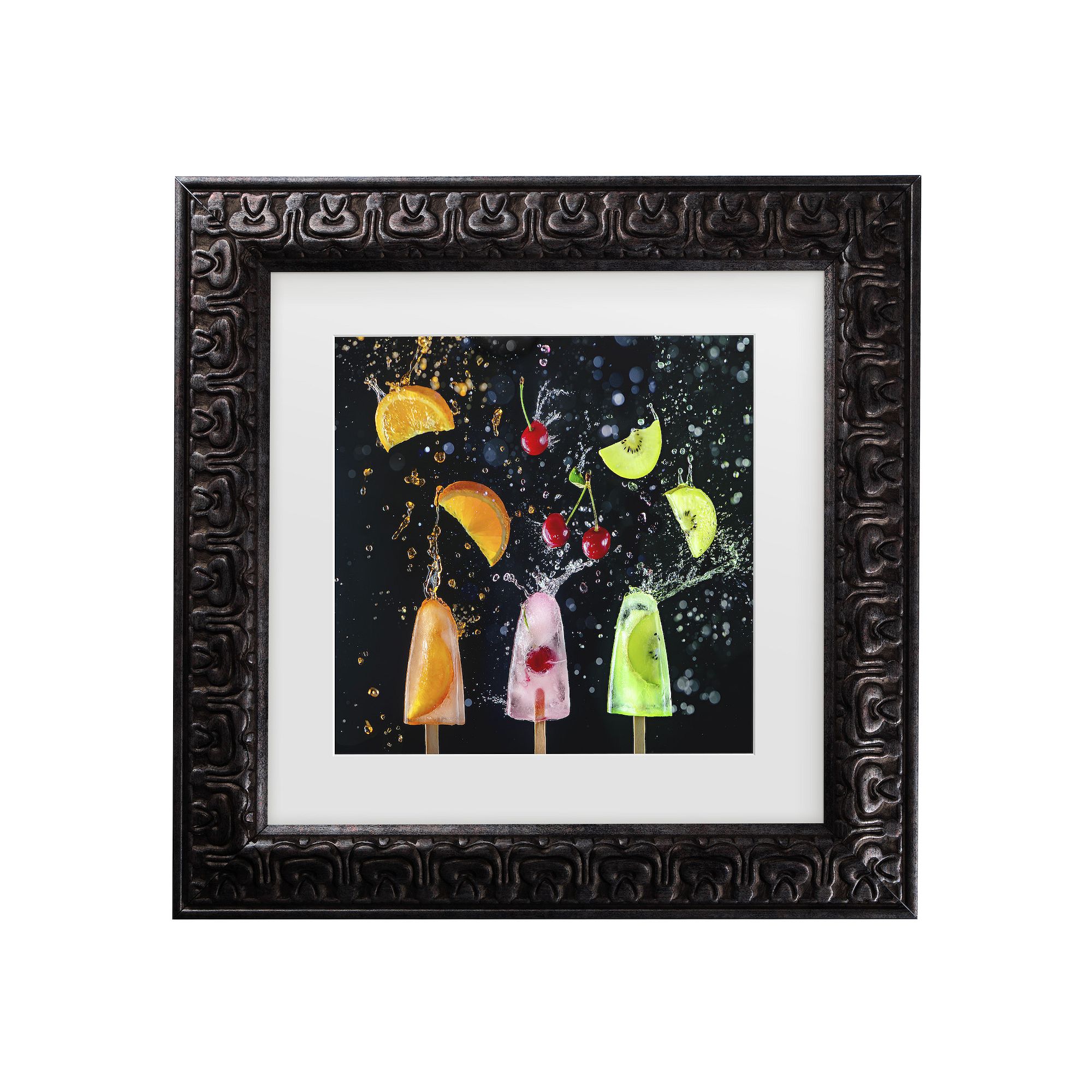 Trademark Fine Art Dina Belenko Action Popsicle Collection Matted Framed Wa