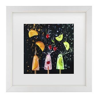 Trademark Fine Art Dina Belenko Action Popsicle Collection Matted Framed Wall Art