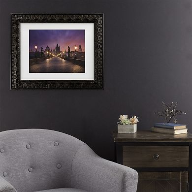 Trademark Fine Art Inigo Cia Saint Charles Bridge, Prague Matted Framed Wall Art