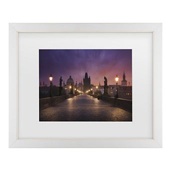 Trademark Fine Art Inigo Cia Saint Charles Bridge, Prague Matted Framed Wall Art
