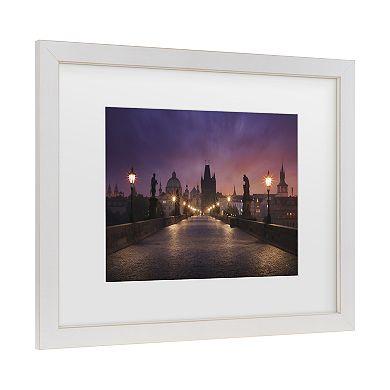 Trademark Fine Art Inigo Cia Saint Charles Bridge, Prague Matted Framed Wall Art