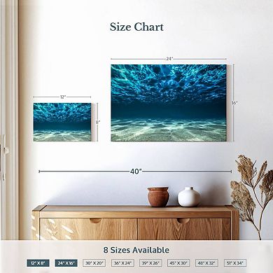 Underwater Sunlight Canvas Print