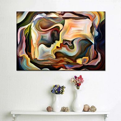 Passionate Moment Abstract Canvas Print