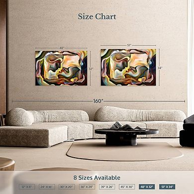 Passionate Moment Abstract Canvas Print