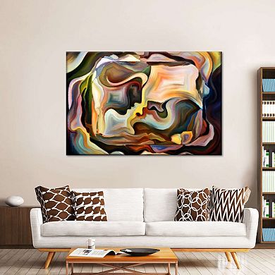 Passionate Moment Abstract Canvas Print