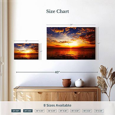 Sky Sunset Canvas Print