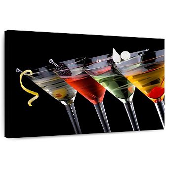 Martini Fusion Cocktails Canvas Print