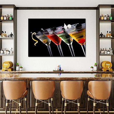 Martini Fusion Cocktails Canvas Print