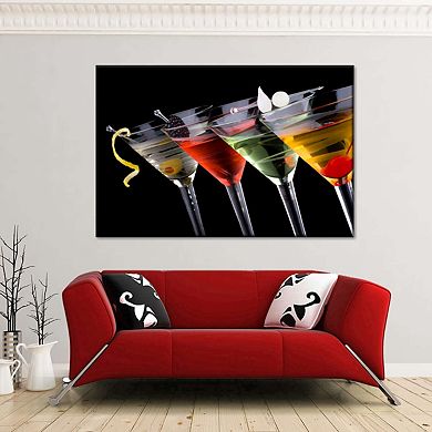 Martini Fusion Cocktails Canvas Print