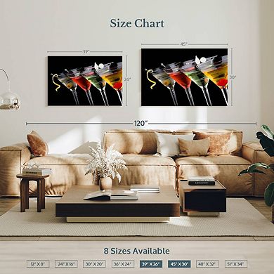 Martini Fusion Cocktails Canvas Print