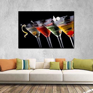 Martini Fusion Cocktails Canvas Print