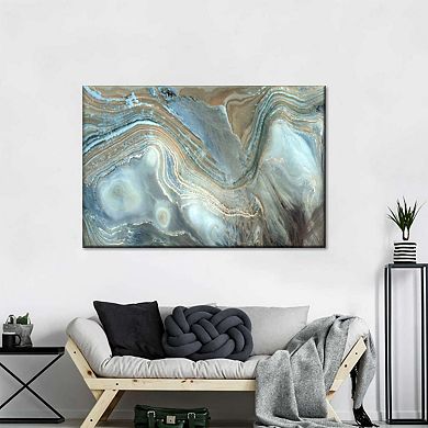 Abstract Pearlescent Layers Canvas Print