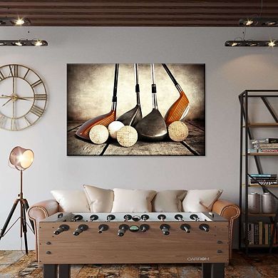 Golf Sets Canvas Print