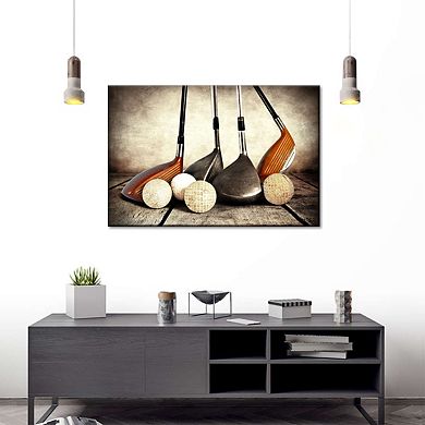 Golf Sets Canvas Print