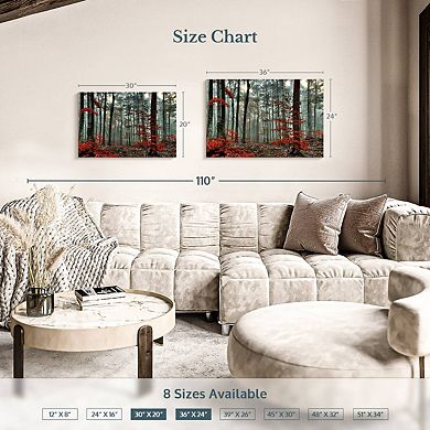 Silent Forest Canvas Print