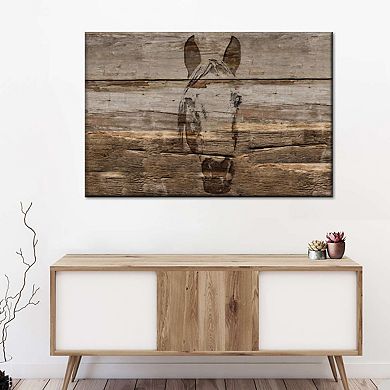 Rustic Horse Canvas Print