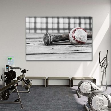 Baseball Pop Canvas Print