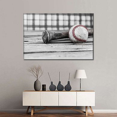 Baseball Pop Canvas Print