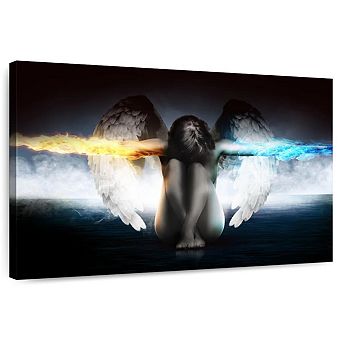 Mysterious Guardian Angel Canvas Print