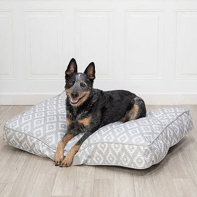 SportPet Gray Diamond Print Bed
