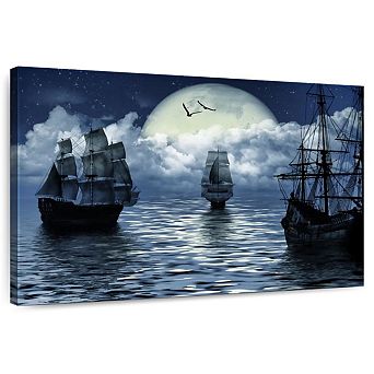 Old Sailing Boat Canvas Print