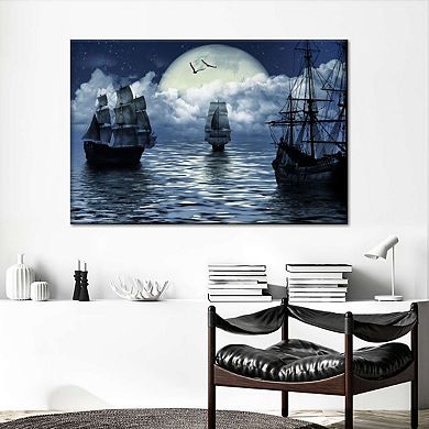 Old Sailing Boat Canvas Print