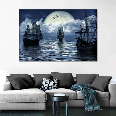 Old Sailing Boat Canvas Print