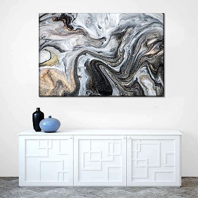 Abstract Flow Canvas Print