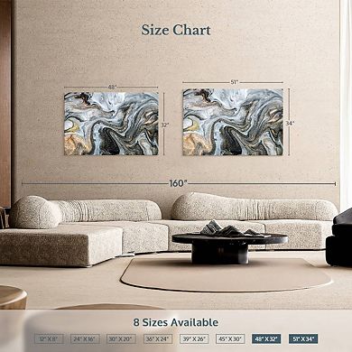 Abstract Flow Canvas Print