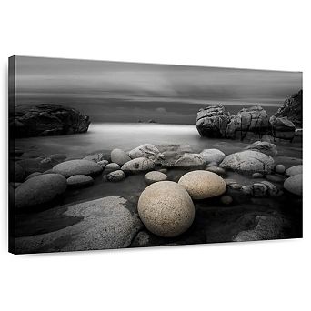 Pop Rocky Beach Canvas Print