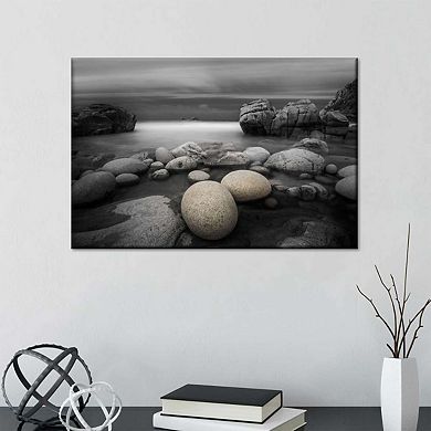 Pop Rocky Beach Canvas Print