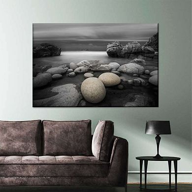 Pop Rocky Beach Canvas Print
