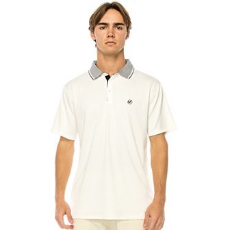 Men's Next Flex Victory Textured Solid Golf Polo Shirt
