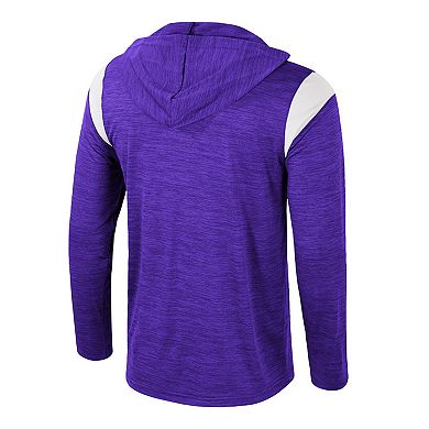 Men's Colosseum Purple TCU Horned Frogs Dozer Half-Zip Windshirt