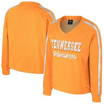 Women's Colosseum Tennessee Orange Tennessee Volunteers Treasures Long Sleeve V-Neck T-Shirt