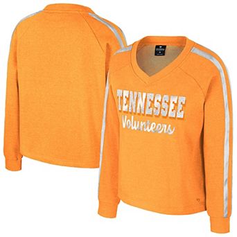 Women's Colosseum Tennessee Orange Tennessee Volunteers Treasures Long Sleeve V-Neck T-Shirt