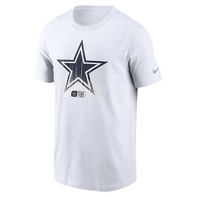Men's Nike White Dallas Cowboys Faded Essential T-Shirt