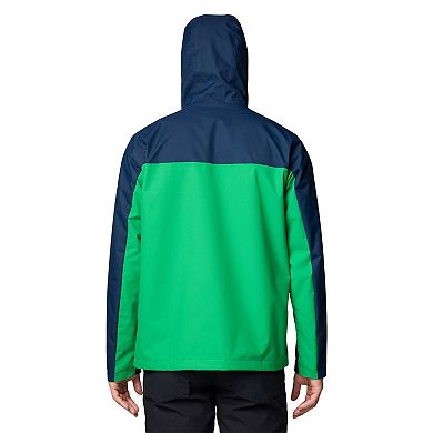 Men's Columbia Navy Notre Dame Fighting Irish Field Bound Omni-Tech™ Full-Zip Jacket